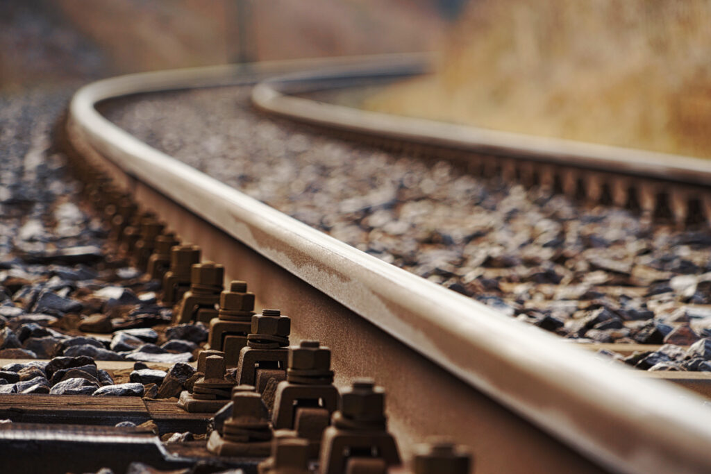 Railway tracks painting maintenance